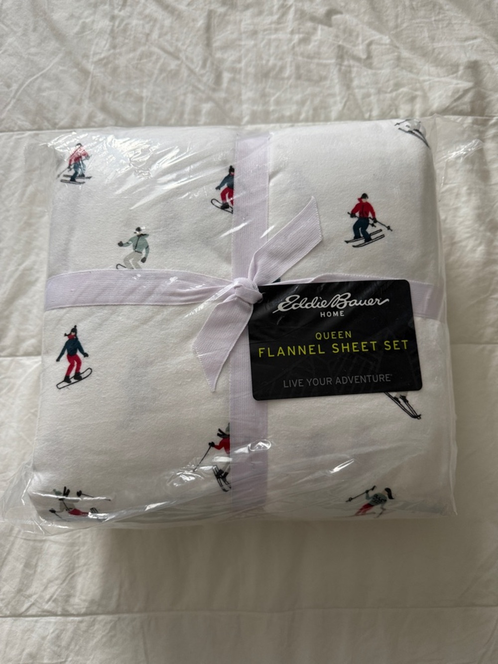 Eddie Bauer Queen Flannel Sheet Set (4 piece)